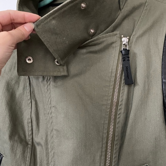 Authentic Mackage leather sleeve moto jackets - Picture 11 of 15